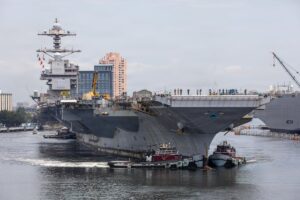 USS Gerald R. Ford to undergo maintenance after onboard fire and plumbing issues USS Gerald R. Ford to undergo maintenance after onboard fire and plumbing issues