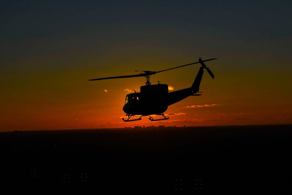 Air Force UH-1N helicopter makes emergency landing in DC after crew hears vibrations in flight