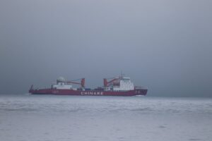 Coast Guard monitors Chinese research vessel as it cuts through sovereign-US waters to the Arctic Coast Guard monitors Chinese research vessel as it cuts through sovereign-US waters to the Arctic