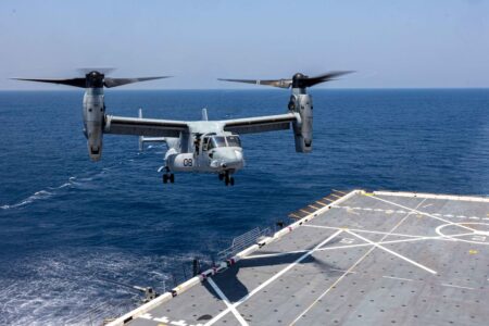 US Marine Corps welcomes delivery of final MV-22B Osprey