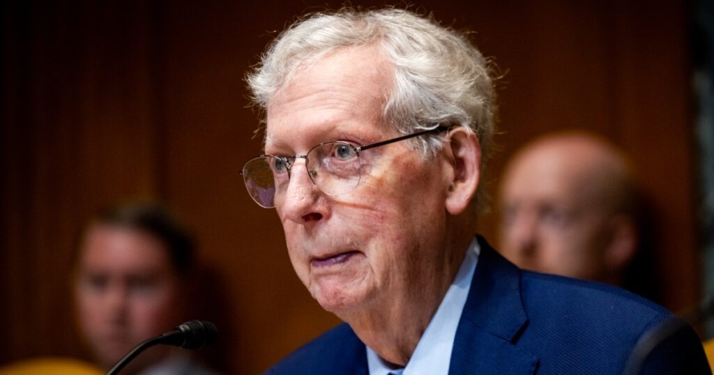 Mitch McConnell remains hospitalized after more than three weeks