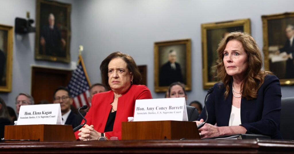 Justice Barrett recounts swatting incident in testimony before Congress Justice Barrett recounts swatting incident in testimony before Congress
