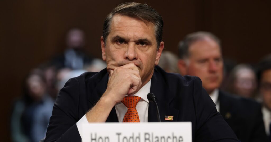 Todd Blanche faces questions over Epstein files at Senate hearing Todd Blanche faces questions over Epstein files at Senate hearing