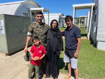 Hundreds of US military family members trapped at camp facing closure, group says
