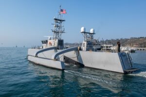 US Navy wants more visible role for drone boats as one deploys for the first time US Navy wants more visible role for drone boats as one deploys for the first time